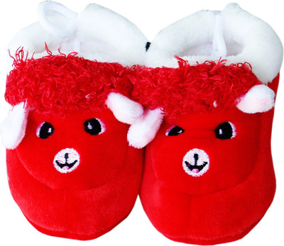 

Toys Factory Booties(Toe to Heel Length - 10 cm Red)