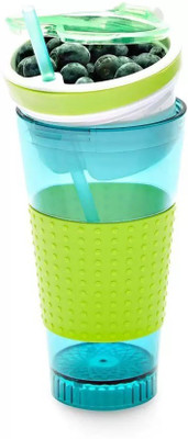 

Lagom Snackeez Multi Purpose Drink & Snack Travel Cups Mug 550 ml Sipper (Snackezz-ZBS5) 500 ml Sipper(Pack of 1, Multicolor)