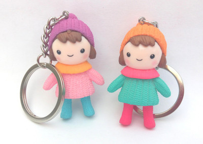 

JOSHISNEST Cute Winter Dolls Key Chain(Multicolor)