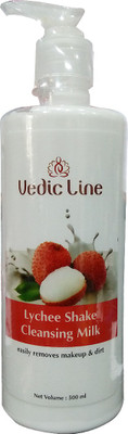 

Vedic Line Lychee Shake Cleansing Milk Easily removes Makeup and Dirt(500 ml)