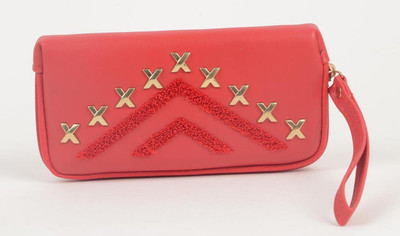 

Aliado Casual Red Clutch