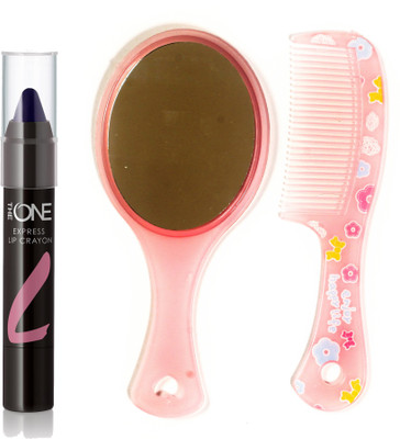 

Oriflame Sweden THE ONE Express Lip Crayon 2.8g (Indigo Dare - 33193) With Comb Mirror(Set of 3)