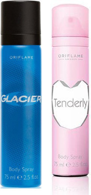 

Oriflame Sweden Tenderly BS 75ml (30063) With Glacier Body Spray 75ml(Set of 2)