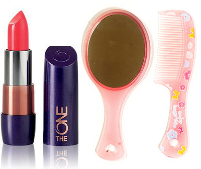 

Oriflame Sweden The ONE 5-in-1 Colour Stylist Lipstick 4g (Sweet Tangerine - 30667) With Comb Mirror(Set of 3)