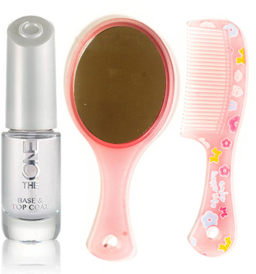 

Oriflame Sweden The ONE Base & Top Coat (31029) With Comb Mirror(Set of 3)