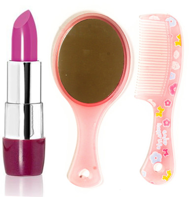 

Oriflame Sweden The ONE 5-in-1 Colour Stylist Lipstick Intense Collection (Flamingo Fuchsia - 32242) With Comb Mirror(Set of 3)