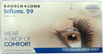 

Bausch & Lomb SL59 Monthly Contact Lens(-4.25, Clear, Pack of 6)