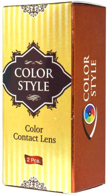 

Color Style 2 Pair Grey Color lenses Monthly Disposable Monthly Contact Lens(0, Grey, Pack of 4)
