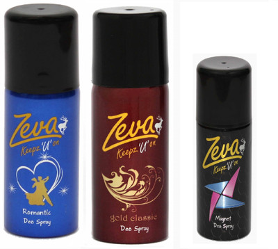 

ZevaKeepz U On Sprays perfumes for Men/Women Perfume Body Spray - For Men & Women(350 ml, Pack of 3)