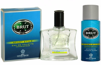 

Brut Sport Style Deodorant + Parfums Deodorant Spray - For Men(300 ml, Pack of 2)