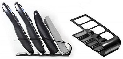 

Lagom 4 Compartments Iron Remote Stand(Black)