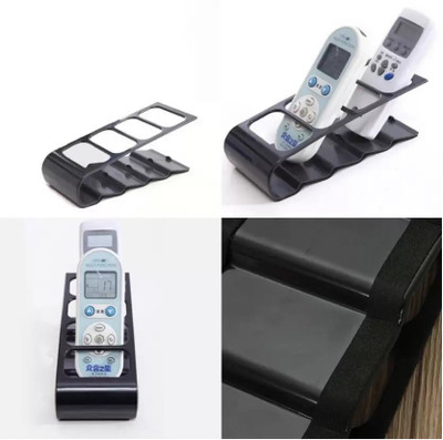 Lagom 4 Compartments Iron Remote Stand(Black)