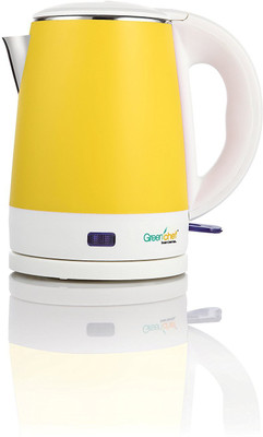 

Greenchef B01DR420NA Electric Kettle(1.2 L, Yellow)
