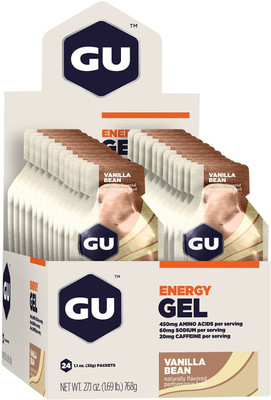 

GU Energy GU Gel Energy Drink(24x32 g, Vanilla Bean Flavored)