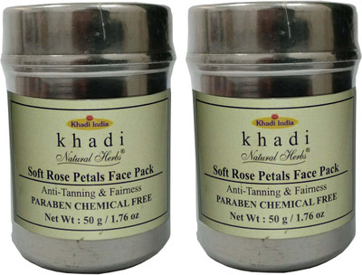 

Khadi natural herbs Soft Rose Petals Face pack ( Paraben & Sulphate Free )(100 g)