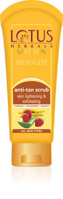 

Lotus Herbals Anti-Tan Skin Lightening & Exfoliating Scrub 100 gm(Pack of 2)(200 g)