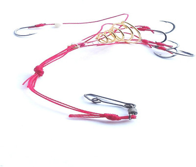 

JUST ONE CLICK Fishing Hooks Feeder Cage Fishing Hooks Feeder Cage Plug Fishing Lure(Pack of 1 Size 6)