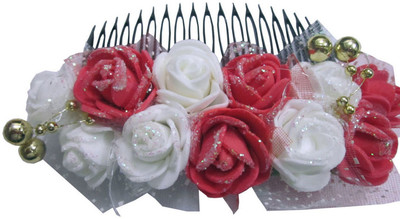 

Unique Indian Crafts Hair Combpin/Multicolor foam sheet Hairpin comb /Girls Hair Accessories /Fashionable Indo Western Wedding Bridal Party Wear Hair Clip for kids /girls/women.judda Accessories and Hair Decoration Hair Pin(Multicolor)
