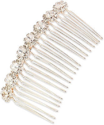 

Fabfashion 8-Petal-Flower Shape Hair Comb Hair Clip(Gold)