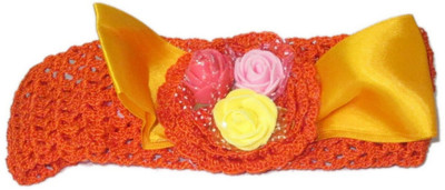 

Unique Indian Crafts Crochette work fancy head band for kids Hair Band(Multicolor)