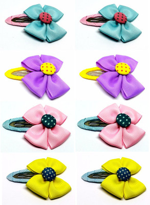 

Siempre21 Gugzy Handmade Bowknot Hair Clips Barrettes, Bowknot Hair Clips for Baby Girls Kids Toddler, Bowtie Kids Hair Snap Clips Tic Tac Clip(Multicolor)