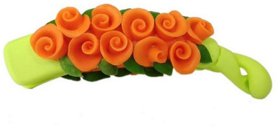 

Unique Indian Crafts banana hair clip /Porcelain Dough / hair accessories /hair pins/wings /for women /girls Banana Clip(Multicolor)