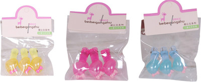 

SN Toy Zone Girls Pluck Pins (Pack of 2 Sets) Multicolour (Total 3Pcs in a Pack) Hair Clip(Multicolor)