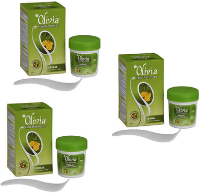 

Olivia Hair Remover Herbal (Pack of 3) Cream(40 g, Set of 3)
