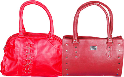 

RB FASHION Hand-held Bag(Red, Maroon), Maroon;red