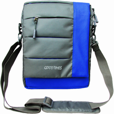 

Good Times Messenger Bag(Blue, Grey)