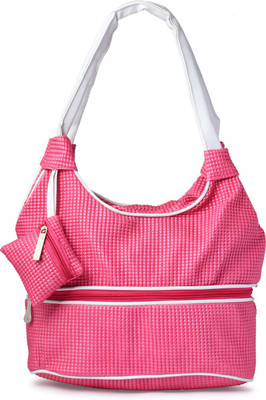 

Raju purse collection Shoulder Bag(Pink, White)