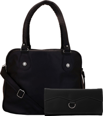 

Lady bar Shoulder Bag(Black)