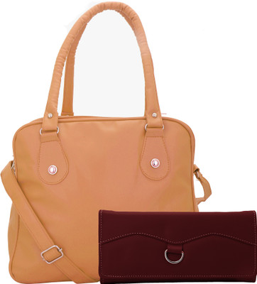 

Lady bar Shoulder Bag(Tan)