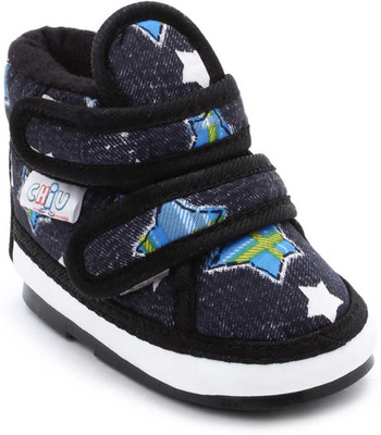 

Chiu Boys & Girls Velcro Casual Boots(Black