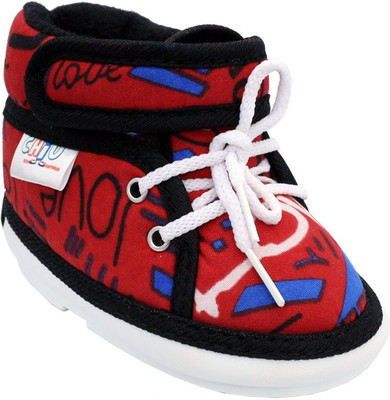 

Chiu Boys & Girls Velcro Casual Boots(Red
