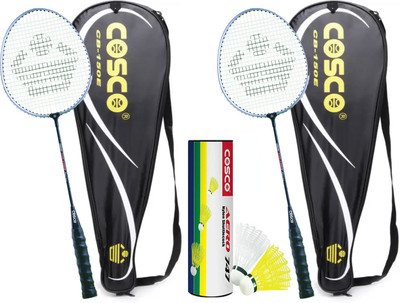 

Cosco CB-150E 2 Badminton Racquet With Aero Shuttle 747 Badminton Kit