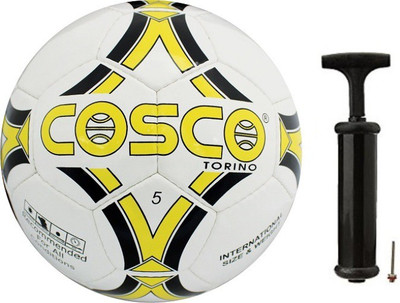 Cosco Torino Football with Hand Pump- Assorted Football Kit available at flipkart for Rs.749