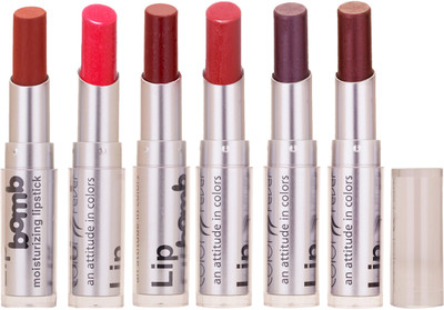 

Color Fever Creamy Matte Lipstick(Brick Red-Pink-Maroon-Maroon-wine Shine-Brown)