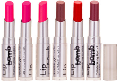

Color Fever Creamy Matte Lipstick(Neon Pink-Neon-Neon Pink-Mauve-Red-Purple)