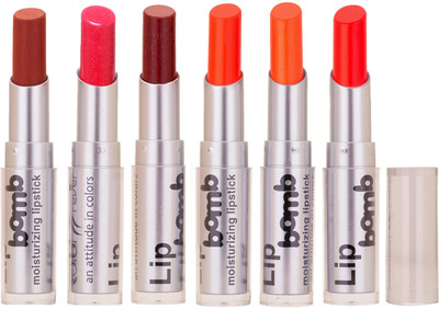 

Color Fever Creamy Matte Lipstick(Brick Red-Pink-Maroon-Neon-Neon Orange-Neon, 19.2 g)