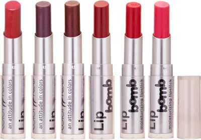 

Color Fever Creamy Matte Lipstick(Maroon-wine Shine-Brown-Dark Red-Red-Pink, 19.2 g)