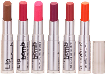 

Color Fever Creamy Matte Lipstick(Coffee-Pink-Pink-Purple-Brick Orange-Orange, 19.2 g)