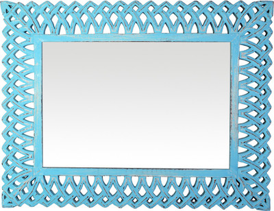 

The Urban Store TUS-MR-16 Decorative Mirror(Rectangle Finish : Distressed Blue)