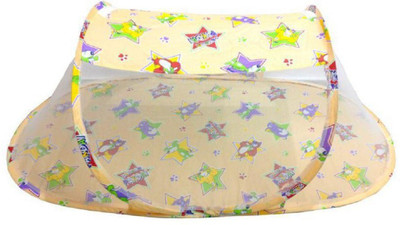 

SpringLoom HDPE - High Density Poly Ethylene Infants BABY Cotton Mosquito Net ( 38 cm × 100 cm) Mosquito Net(Multicolor)