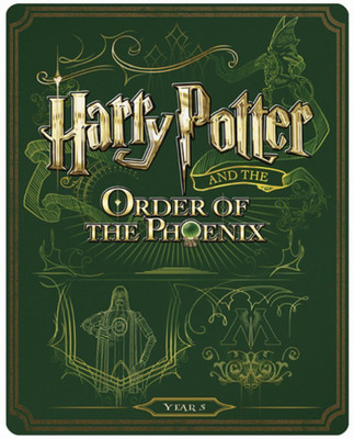 

Harry Potter and the Order of the Phoenix - Year 5 (2007) (Steelbook) (Blu-ray & DVD) (2-Disc) [Blu-ray] [2017](Blu-ray English)