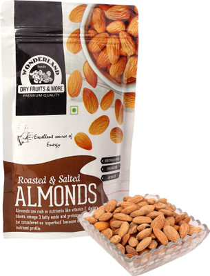 

Wonderland Roasted & Salted (100g-Pouch) Almonds(100 g, Pouch)