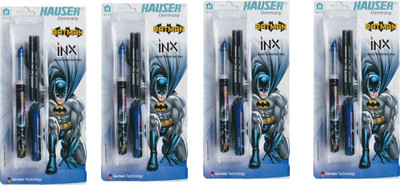 

HAUSER GERMANY INX LIQUID FOUNTAIN PEN + 2 INK CARTRIDGES Fountain Pen(Pack of 4)