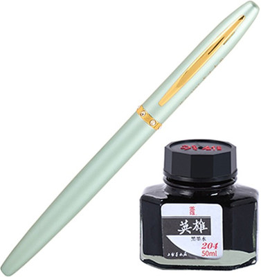 

Giftvenue Yiren 3587 Exclusive Sky Blue Ink Pen Gift Set with Free Hero Ink Bottle(Pack of 2)