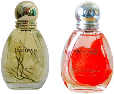 

St. Louis Inc Floral Jasmine and Rose Combo Perfume 100ML+100ML Eau de Parfum - 100 ml(For Men & Women)