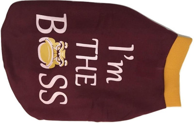 

Furever Friend Care T-shirt for Dog(Maroon,White